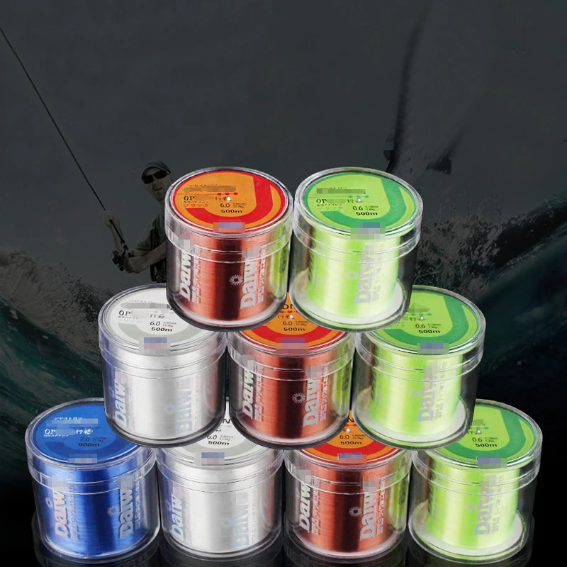 

Lmaide Brand Fishing line Nylon material thread 500M 4 color Multifilament Fishing Wire Carp Fishing Tackle Fish Line