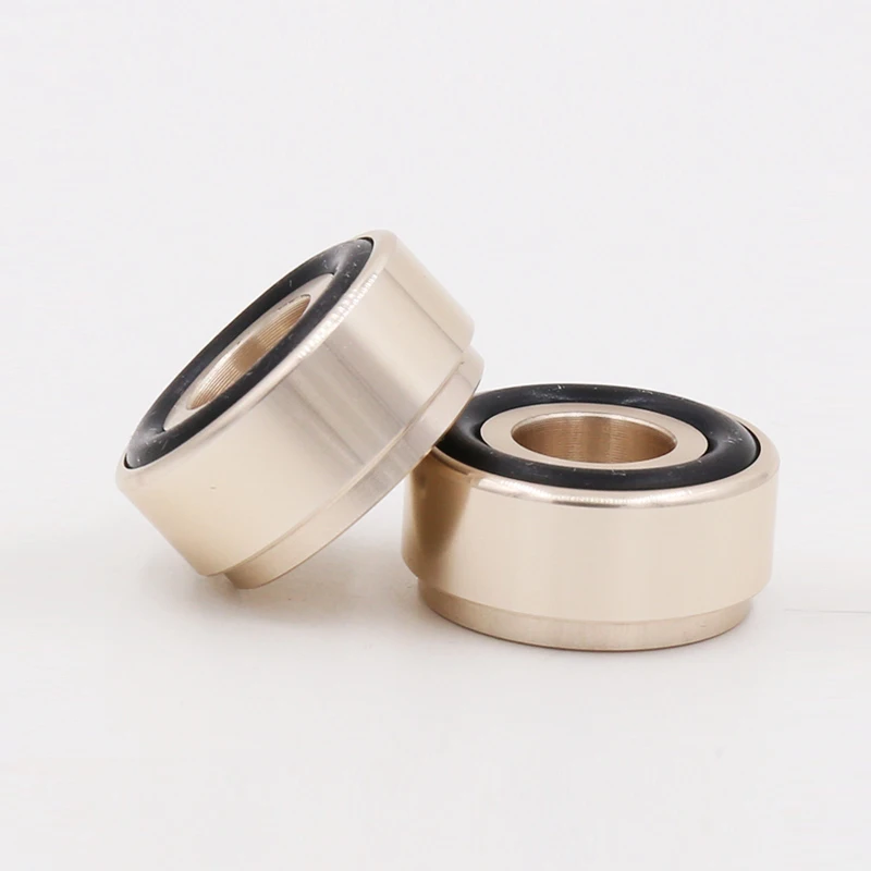 

4pcs Mini Aluminum Speaker Cabinet Isolation Feet DAC CD Turntable AMP Pad Floor Stand Base Golden Anodized