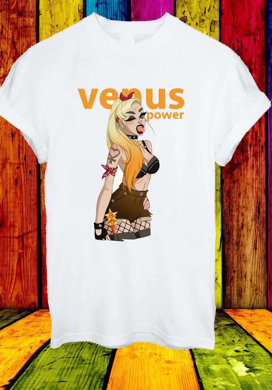 Minako Aino Sailor Venus Moon Power Аниме Манга Мужская Женская футболка унисекс 816 3D мужская