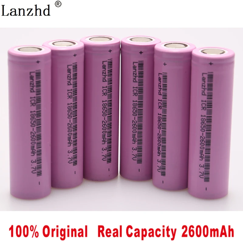 1 8 шт. литий ионный аккумулятор 18650 3 7 в 2600 мАч|li-ion battery|18650 batteryrechargeable battery |
