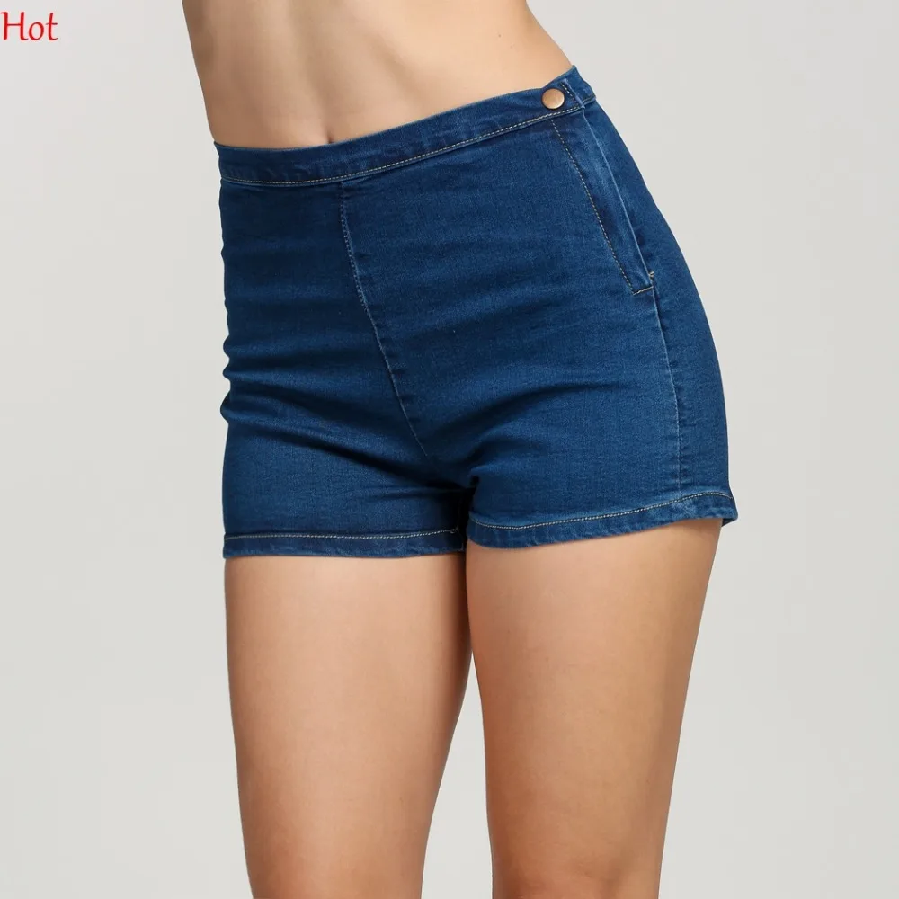 Buy 2017 Women Shorts Summer Lady Slim High Waist