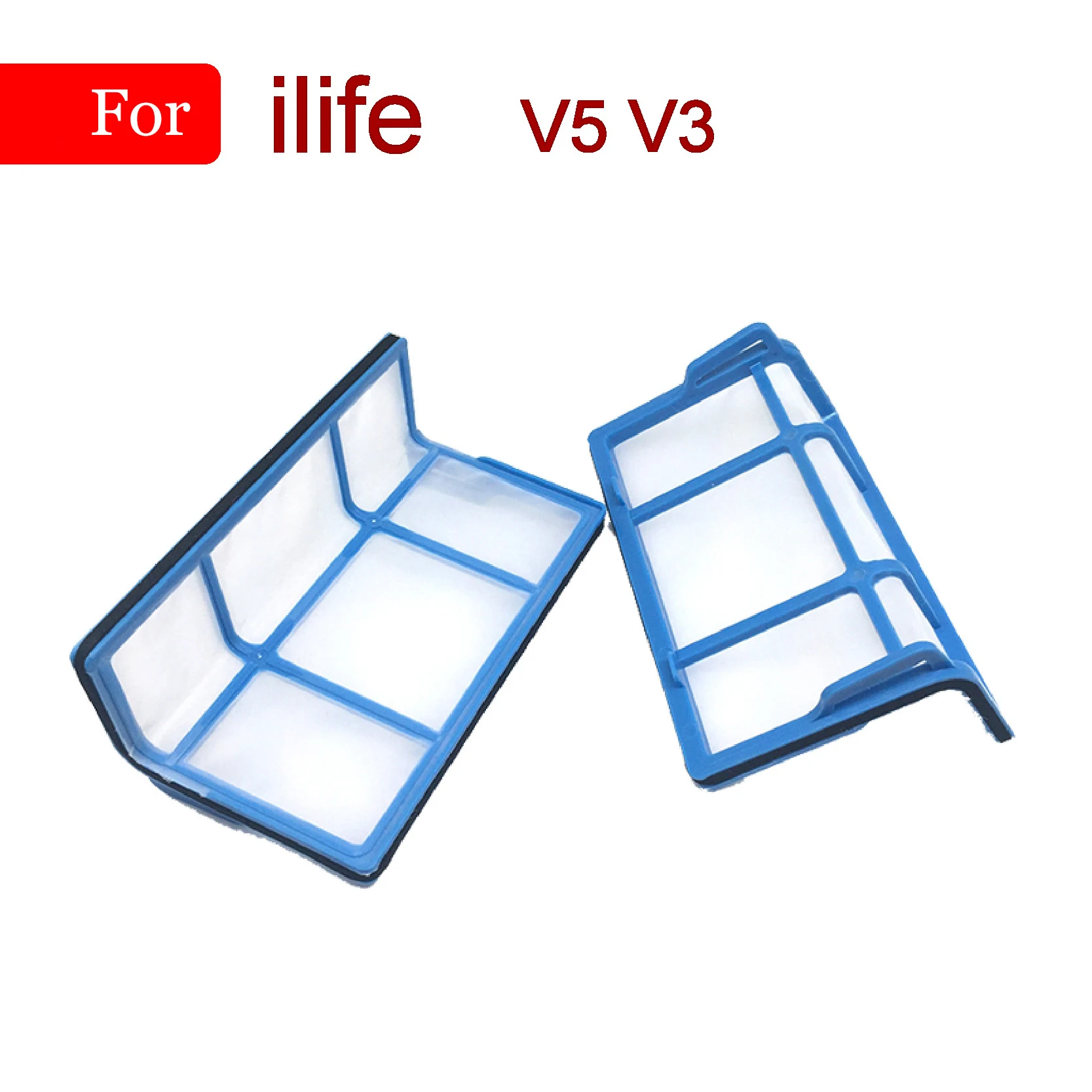 

2*HEPA Washable Dust Filter Accessories For ILIFE V3 V3s V3S Pro V5 V5S V5S Pro V50 V55 X5 Robot Vacuum Cleaner Spare Parts
