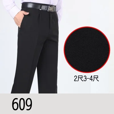 Мужские брюки большого размера плюс 8XL 9XL 10XL, Классические повседневные брюки большого размера, летние деловые формальные прямые брюки для офиса, 50 52 - Цвет: picture color