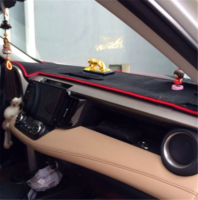 Аксессуары для стайлинга автомобиля крышка приборной панели toyota rav4 xa40 2013 2014 2015 2016