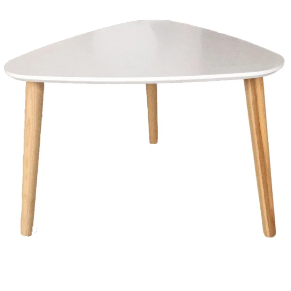 

Newest MDF Triangle Side Table Tea Table Dining Kitchen Table Leisure Wooden Coffee Table Dining Room Kitchen Furniture