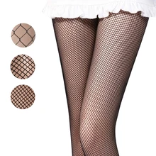Женские колготки, разноцветные чулки в сетку, маленький, средний, большой, сетчатые колготки, нейлоновые чулки с защитой от крючков, вискозные трусики