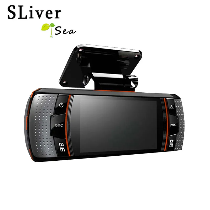 LIVERYSEA Car DVR Dual Camera Car DVR HD 1080P Dash Cam GPS Tracker 2.7