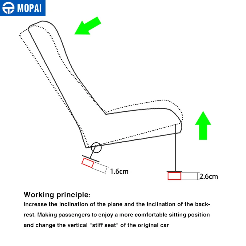 MOPAI автомобильное заднее сиденье откидывающийся комплект винт сиденья регулировка угла набор инструментов чехол для Jeep Wrangler JK 2007 автомобильные аксессуары