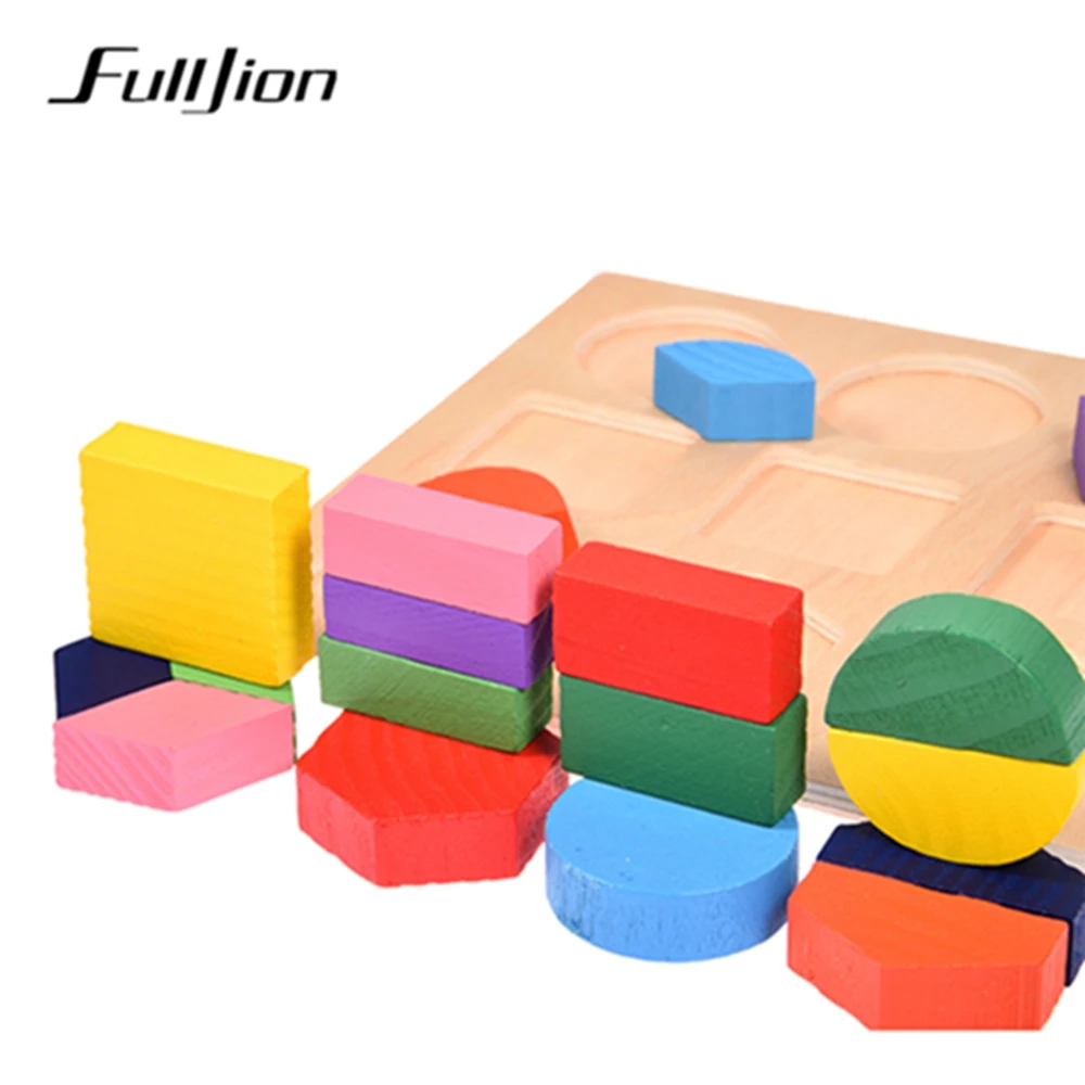 Fulljion Puzzle Game Learning Education 3D Wooden Toys Popular Children Jigsaw Maze Montessori Toy Busy Board Teaser Children
