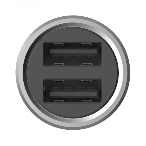 Original for Xiaomi Car Charger QC3.0 Dual USB Quick charge 5V3A 9V2A 15V1.5A Metal Casing Chargers (4)