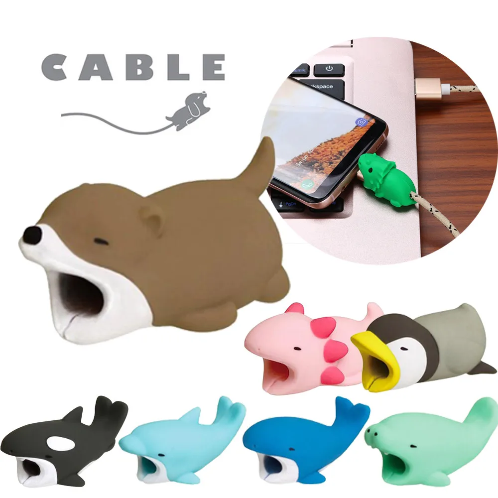 

Line Bite for Iphone Cable cord Animal Phone Accessory Protects Cute Protector Winder Organizer Protecter protect