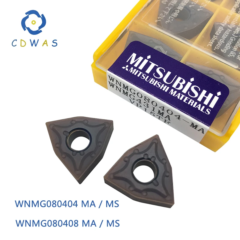 

10PCS WNMG080408 MA VP15TF WNMG080404 MS VP15TF carbide external turning tool WNMG 080404/120408 for CNC machine cutting tools