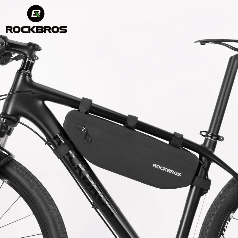 

ROCKBROS Bicycle Cycling Bags Waterproof Top Tube Front Frame Bag Large Capacity MTB Road Bike Triangle Pannier Bike Accessories