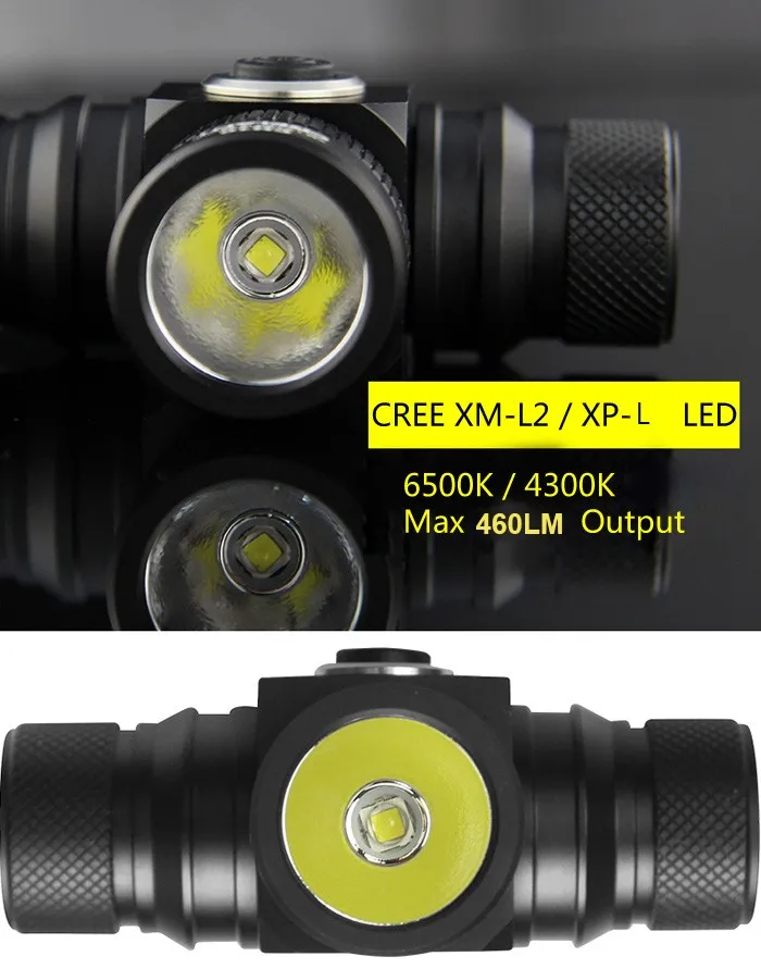 CRELANT CH10 фара Cree XP-L светодиодный головной фонарь(1x18650 или 2 x CR123A) для рыбалки охоты