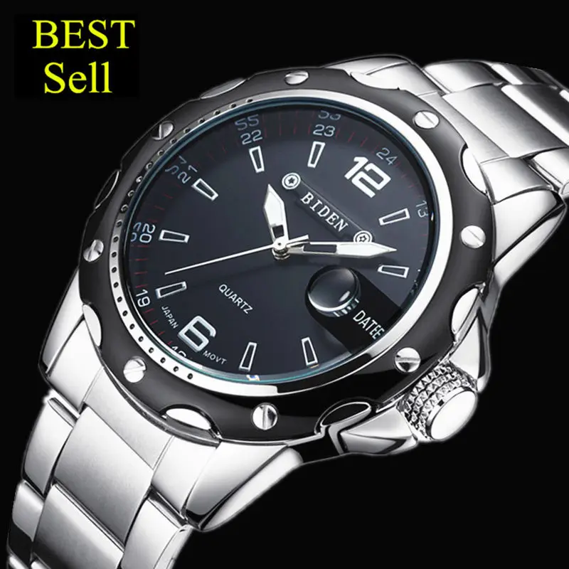 Prix pour BIDEN Hommes En Acier Plein Montres Hommes Mode Sport Montre Quartz Horloge Militaire Montres Étanches Relogio Masculino 0012 Prix pour BIDEN Hommes En Acier Plein Montres Hommes Mode Sport Montre Quartz Horloge Militaire Montres Étanches Relogio Masculino 0012