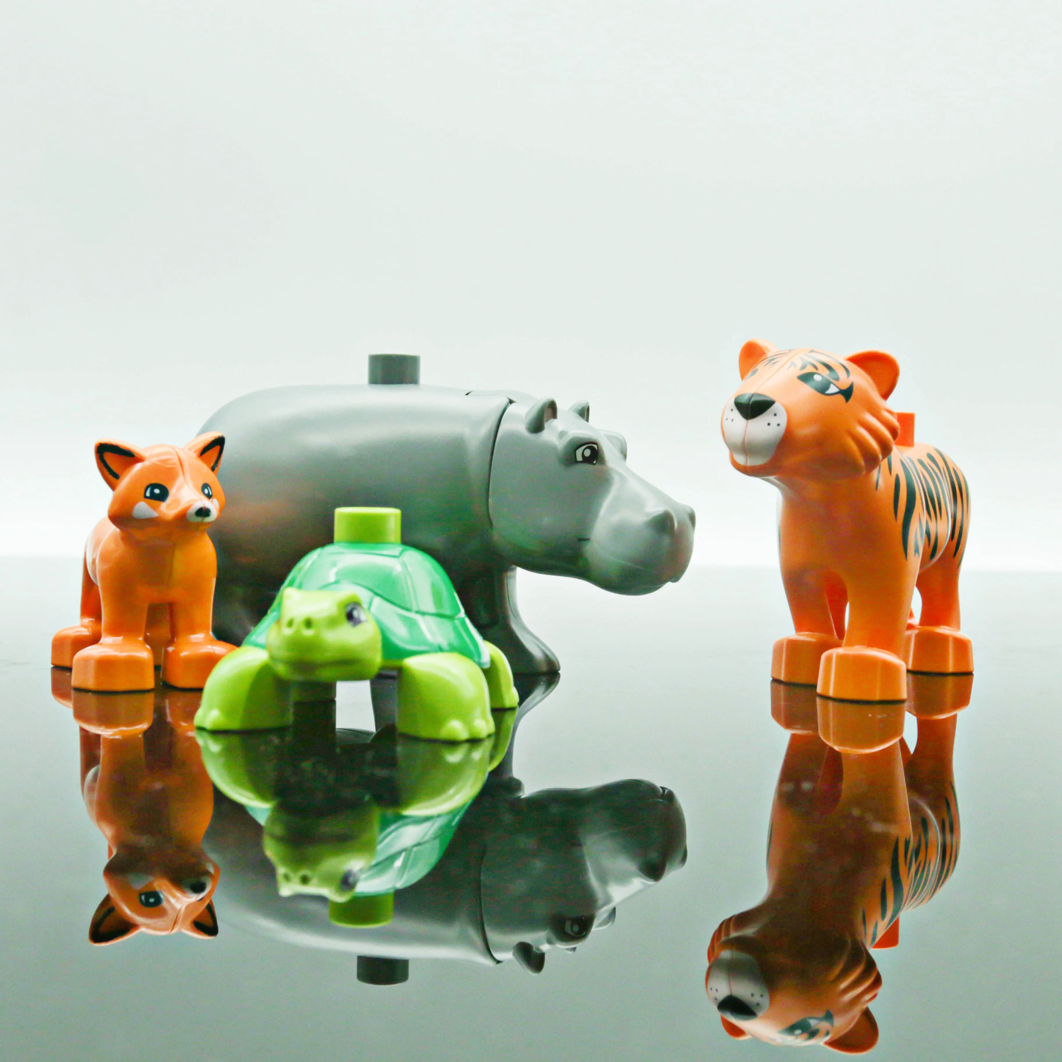 Duplos строительные блоки Животные Динозавр Юрского периода мир парк животных