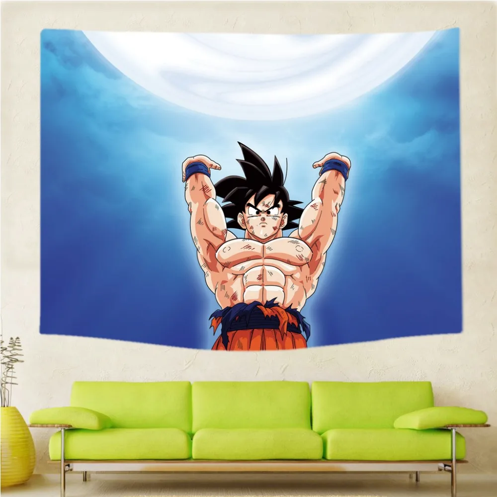 Dragon Ball настенный японский аниме гобелен из полиэстера 200*150 см декоративные шторы из полиэстера длинный стол Крышка