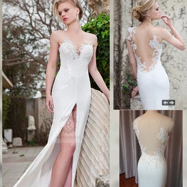 

free shipping sexy backless romantic 2015 casamento appliques beading vestido de noiva cheap vintage wedding dress Bridal Gown