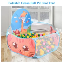 Portable Baby Playpen Children Outdoor Indoor Ball Pool Play Tent Kids Safe Foldable Playpens Game Pool of Balls for Kids Gifts