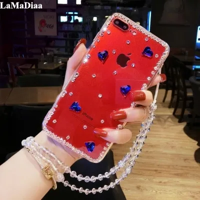 Чехол для iPhone 13 12 11 Pro MAX X XR XS 7 8 6S Plus с блестками | Мобильные телефоны и аксессуары