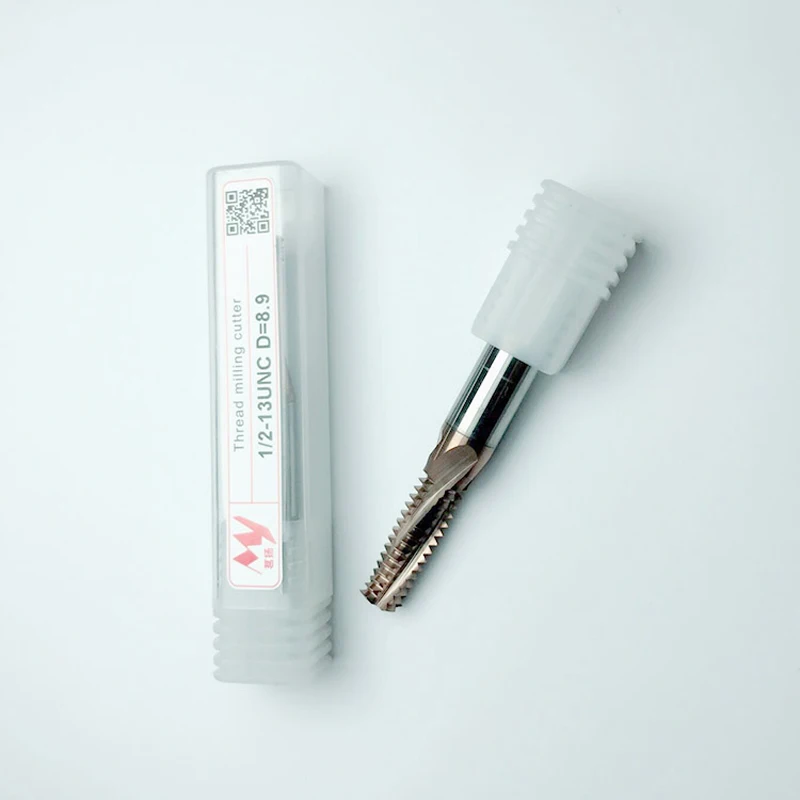 1PC Solid carbide Pipe thread milling cutter UNC1/2 13 Tungsten Steel