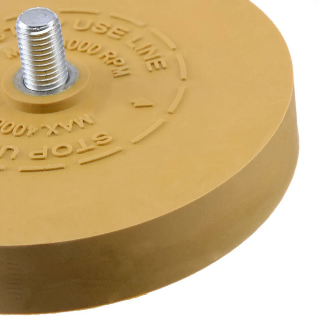 Резиновое колесо для снятия пневматических дегумминговых дисков клей-краска резиновый шлифовальный станок Колесо ластик 4 дюйма адаптер для клея@ 16
