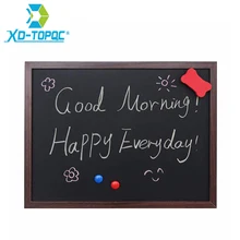XINDI 2017 New 35*45cm MDF Wooden Frame Blackboard Magnetic ChalkBoard 5 Colors Home Decorative Message Board Free Shipping