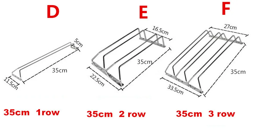 1-3 ряд из нержавеющей стали винный Стеклянный Стеллаж подвесной винный стеклянный держатель стойка для фужеров под шкаф Органайзер для хранения барных принадлежностей