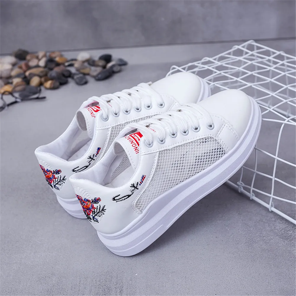 Women's Shoes Summer Single Shoes Mesh Small White Shoes Women Outdoor Casual