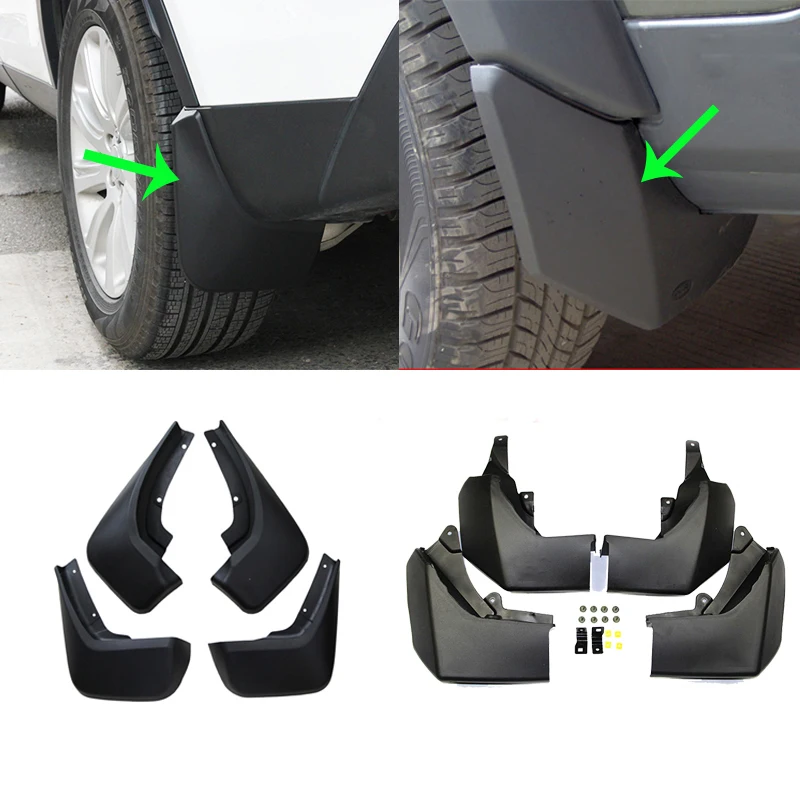 4Pcs Car Mud Flaps Splash Guards Front 
