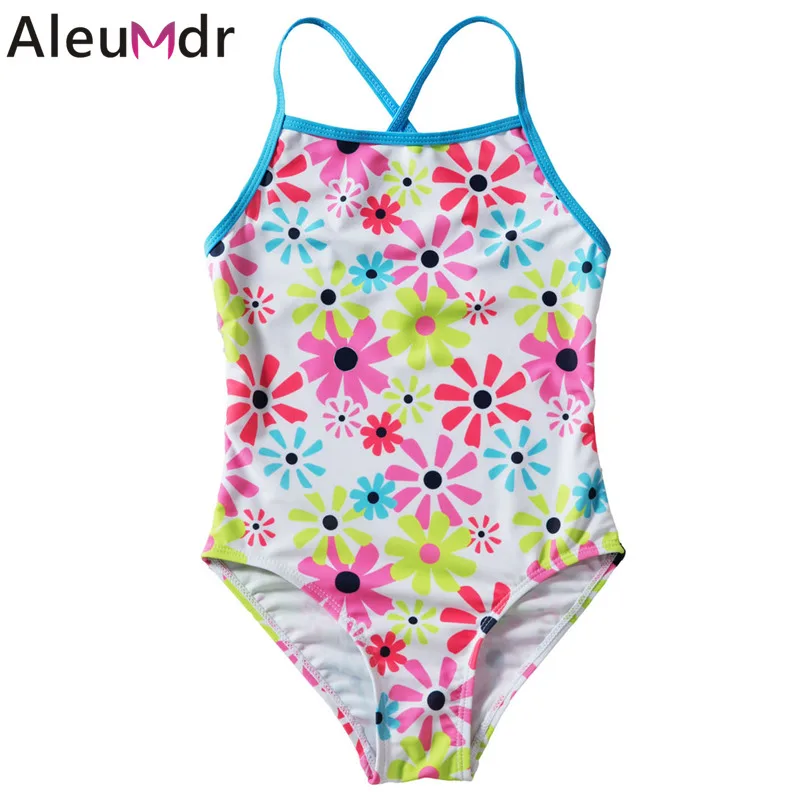 Aleumdr купальный костюм для маленьких девочек цельный купальник без рукавов в