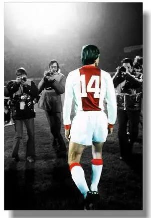 

The Dutch football legend johan cruyff Art Wall Decor Silk Print Poster