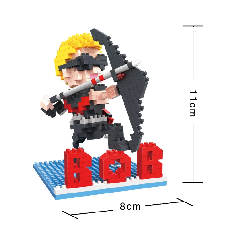 

BOB Marvel Avengers minifigures minecraft building Blocks Hawkeye BatMan Wolverine Storm Magneto cyclops Hulk Toys Action 0784