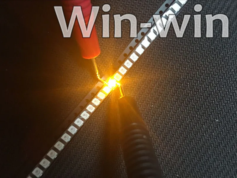 100PCS SMD SMT 3528 Yellow Super bright Yellow LED lamp Bulb NEW