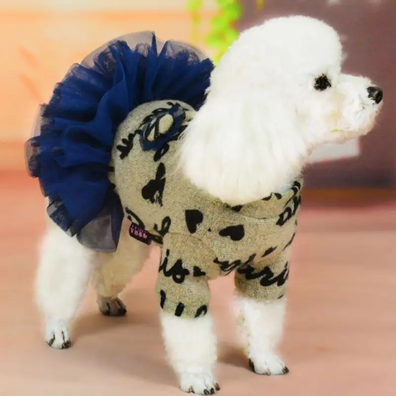 

Pet Dog Clothes for Small Dog Wedding Dress Skirt Puppy Winter Clothing Pet Puppy Outfit Puppy Clothes Dog Dress