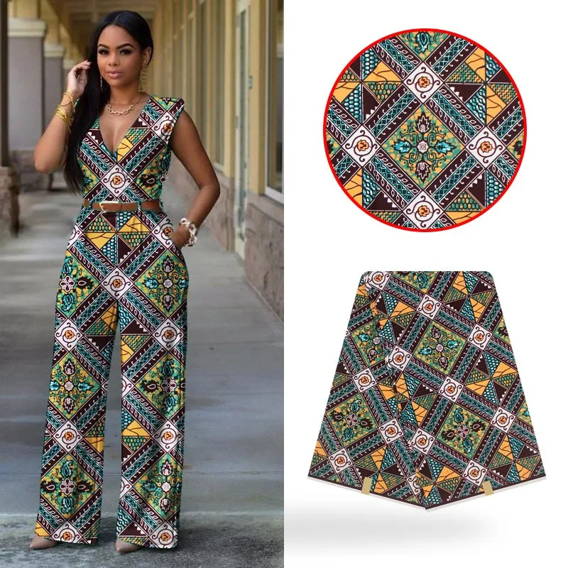 

Latest Fashion Guarantee Dutch Wax Fabric 6 Yards Ankara Wax Prints Ankara Cotton Fabric Veritable Real Wax Fabric For Clothes