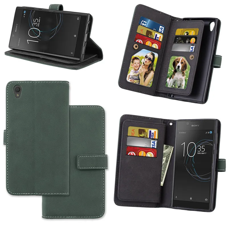 Luxury Leather Flip Case For Sony Xperia L1 Case Wallet Cover For Sony L1 G3311 G3312 Dual Sim Business Cases8