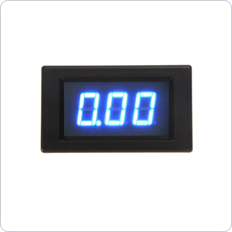 AC 80-300 V 160-500 V светодиодный цифровой модульный Амперметр индикатор тока Амперметр Датчик амперметр переменного тока AC 10A 30A 50A 100A 200A 500A - Цвет: Black cover-Blue