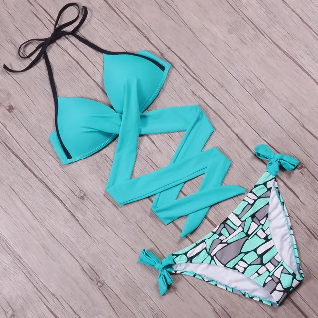 NAKIAEOI 2018 Seksowny bikini kobiety strój kąpielowy push up stroje kąpielowe Criss Cross Bandage Halter bikini Set Beach strój kąpielowy pływać nosić XXL tanie i dobre opinie Bikinis Set Nylon spandex Jednolity patchwork druk Wire Free 180073 Niska talia Pasuje do rozmiaru Weź swój normalny rozmiar NAKIAEOI 2018 Seksowny bikini kobiety strój kąpielowy push up stroje kąpielowe Criss Cross Bandage Halter bikini Set Beach strój kąpielowy pływać nosić XXL tanie i dobre opinie Bikinis Set Nylon spandex Jednolity patchwork druk Wire Free 180073 Niska talia Pasuje do rozmiaru Weź swój normalny rozmiar