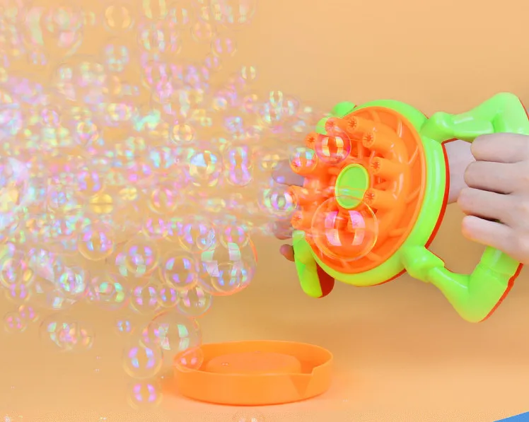 Автоматическая машина пузырь Электрический вентилятор Maker Дети Крытый Открытый сторон, игрушки