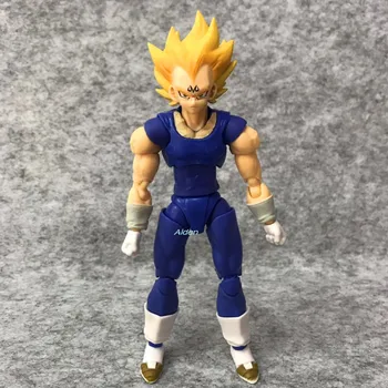 

6"Dragon Ball Goku Saiyan Majin Vegeta Magic shell PVC Action Figure Collectible Model Toy BOX L21