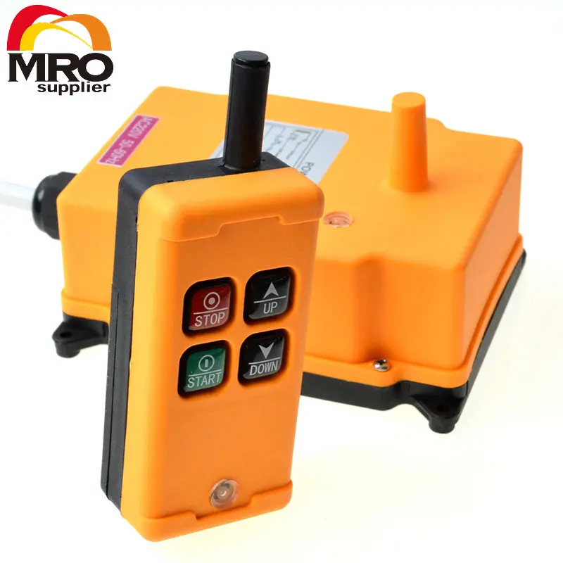 

OBOHOS 1 Transmitter 4 Channels 1 Speed Control Hoist industrial wireless Crane Radio Remote Control System