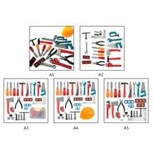 Детские развивающие игрушки для мальчиков, строительные инструменты, пластиковый инженерный инструмент для обслуживания, ролевые игры, игрушки для детей, ранний набор игрушек, подарки