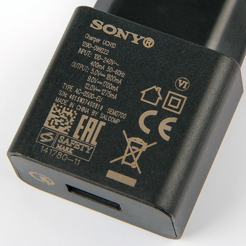 Зарядное устройство UCH10 с кабелем UCB11 для Sony Xperia X XA Z4 Z5 Z3 +|travel charge|quick chargercharger quick
