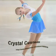 Детские платья для фигурного катания с спандексом, новое модное Брендовое платье для соревнований на коньках DR3425