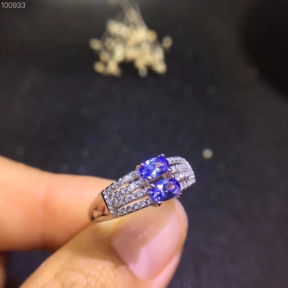 Популярный дизайн натуральный танзанит кольцо, 925 серебро, драгоценные камни, драгоценный камень магазин монополия