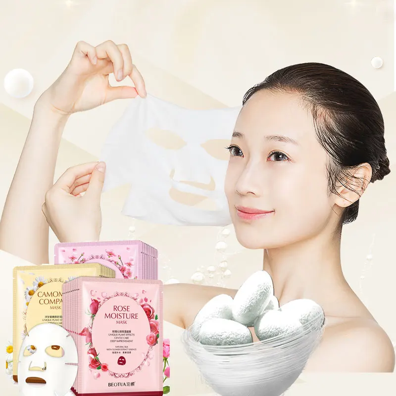 

Face sheet Facial Mask Ocean Camomile Rose korean Water Moisture Moisturizing Oil Control Woman skin care