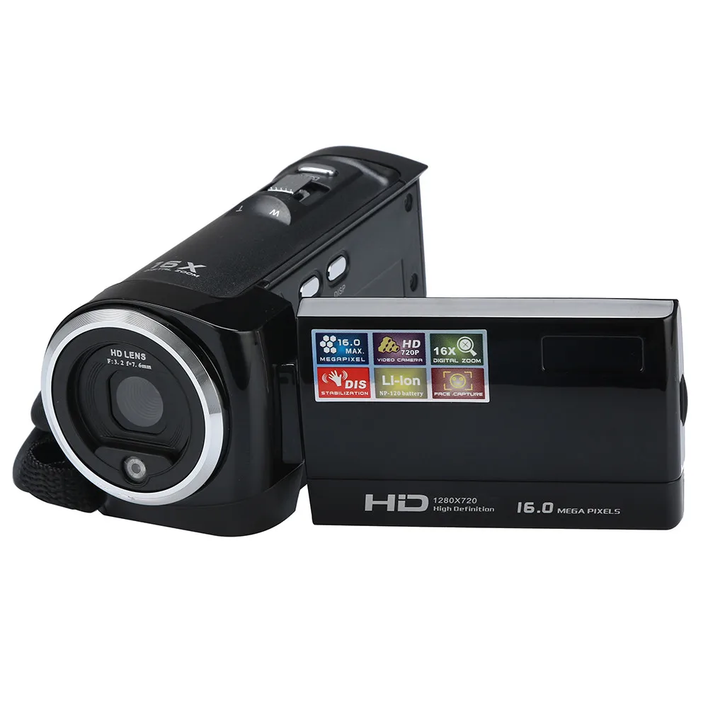 Видеокамера HD 1080P 16 миллионов пикселей ручная цифровая камера 16X мини камера носимые устройства подводная камера c0612 - Цвет: A