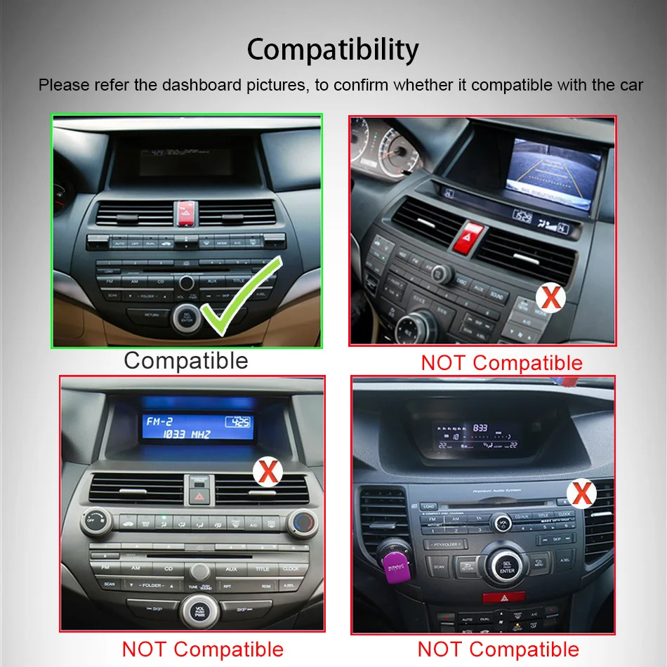 10,25 дюймов Android 6,0 Автомобильный Радио плеер для Honda Accord/Crosstour 2008 2009 2010 2011 2012 bluetooth Сенсорный экран автомобиля gps Wifi