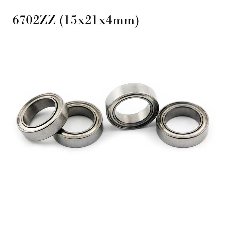 

(10 шт.) 6702ZZ (15x21x4 мм) металлические фотоподшипники 6702z 15*21*4